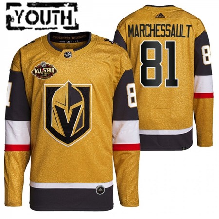 Vegas Golden Knights Jonathan Marchessault 81 2022 NHL All-Star Gold Authentic Shirt - Kinderen